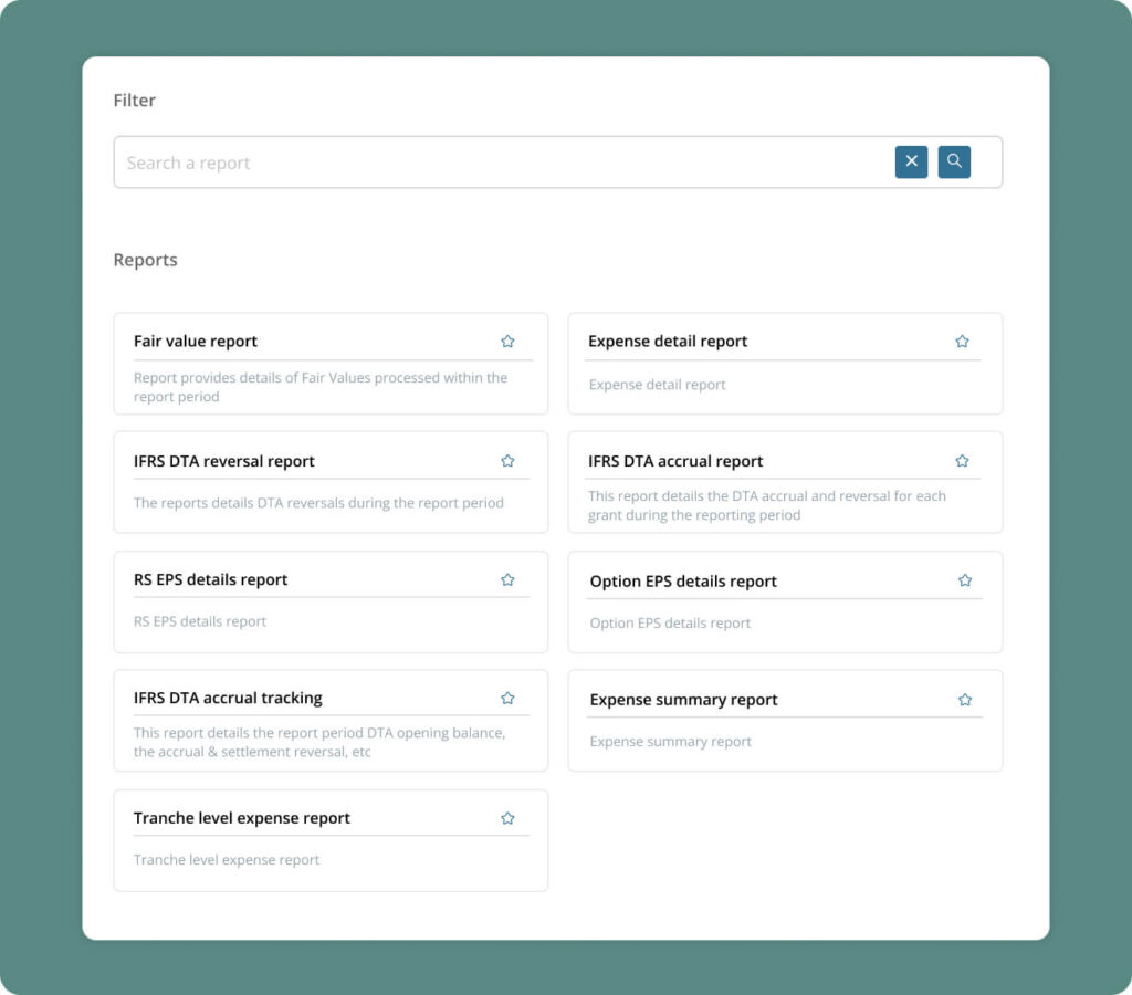 Financial Reporting Types